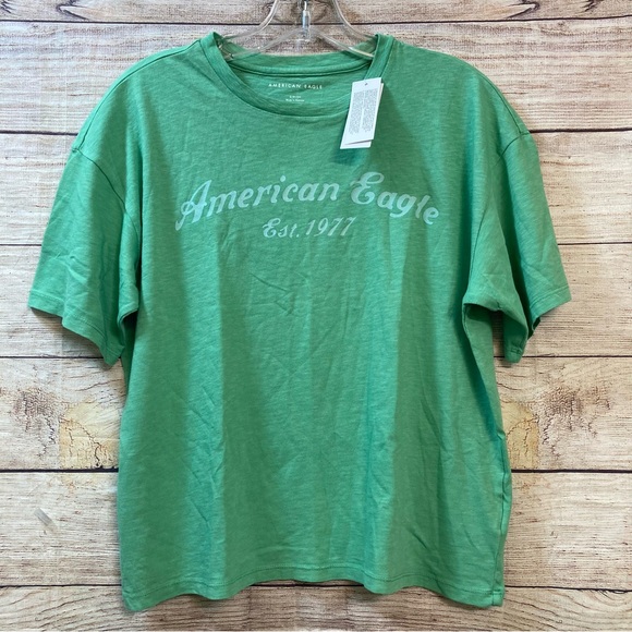 American Eagle Outfitters Graphic Tee Relaxed Boxy Fit Streetwear Size Small - Picture 1 of 8